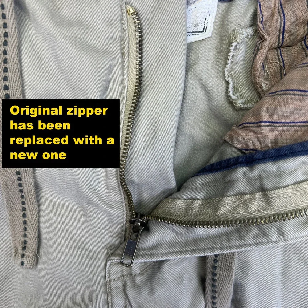 No Boundaries Cargo Shorts Mens 33 Khaki Utility Casual Drawstring Y2K Hiking
